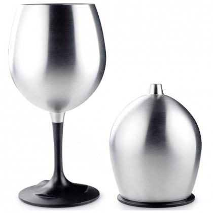 Pahar GSI Outdoors Glacier Stainless Red Wine Glass (2021)