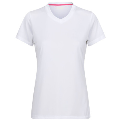 Tricou femei Regatta Wmn Fingal V-Neck alb