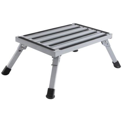 Treaptă anti-derapantă Bo-Camp Step-up single foldable non skid gri Grey