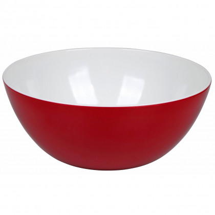 Castron de salată Bo-Camp Salad bowl melamine 2-tone roșu Red/White