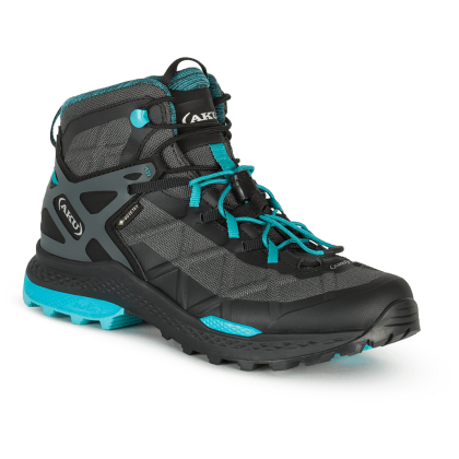 Încălțăminte femei Aku Rocket Mid Gtx W'S negru/albastru BLACK/TURQUOISE