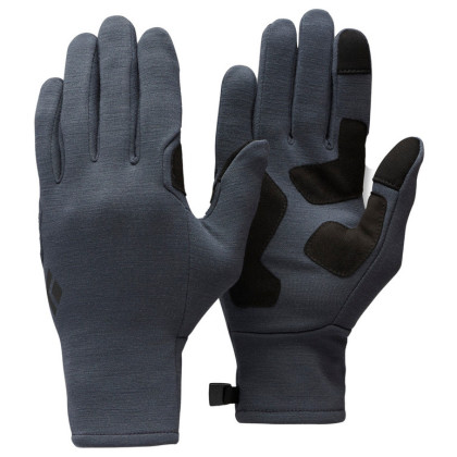 Mănuși Black Diamond Heavyweight Wool Liners gri Charcoal (0038)