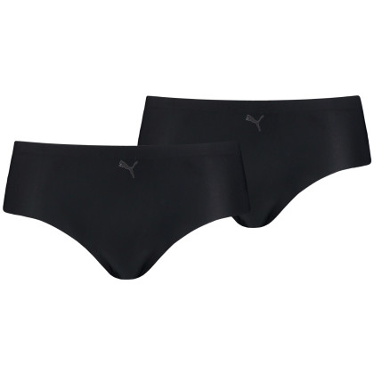 Chiloți femei Puma Seamless Hipster 2P Pack negru Black