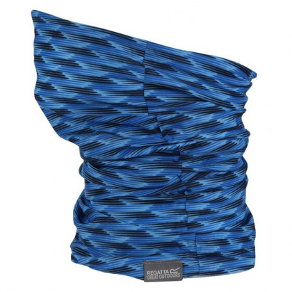 Fular multifuncțional Regatta Multitube Printed albastru / negru