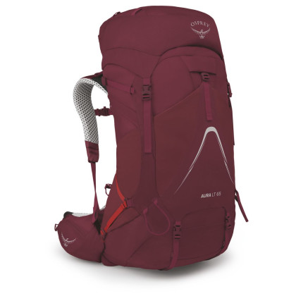 Rucsac turistic femei Osprey Aura Ag Lt 65 vișiniu