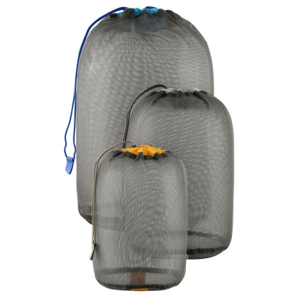 Ambalaj Sea to Summit Mesh Stuff Sack Set 3, 5, 8L negru