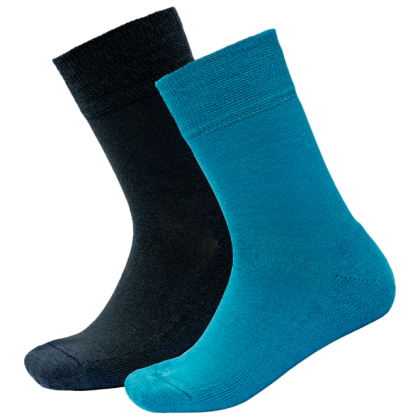 Șosete copii Devold Daily Merino Medium Sock 2Pk Kid albastru MOON MIX