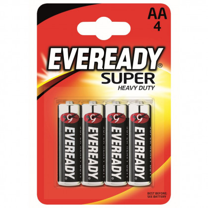 Baterie Energizer Eveready super AA/4pack negru