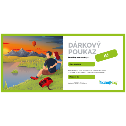 Voucher 4camping Tištěný dárkový poukaz