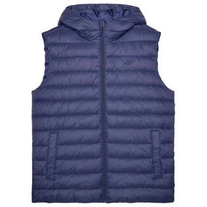 Vestă bărbați 4F Vest Jacket M146 albastru Navy