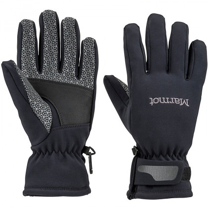 Mănuși femei Marmot Glide Softshell Glove negru