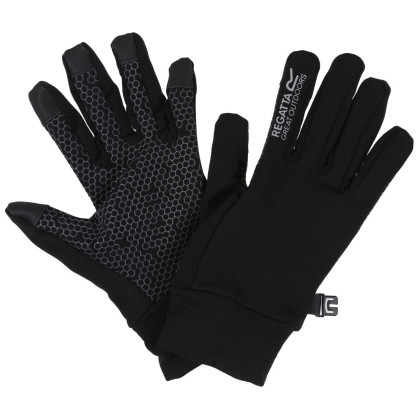 Mănuși copii Regatta Grippy Gloves II negru/gri