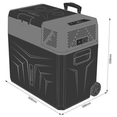 Ladă frigorifică cu compresor Yolco BCX50