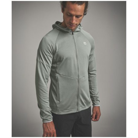Hanorac funcțional bărbați Ortovox Fleece Light Grid Hoody M