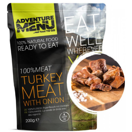 Fel principal Adventure Menu 100% Carne de curcan cu ceapă 200 g