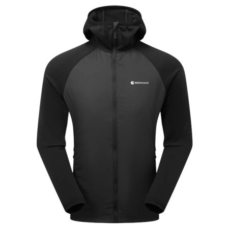 Geacă de iarnă bărbați Montane Sirocco Lite Hoodie negru BLACK