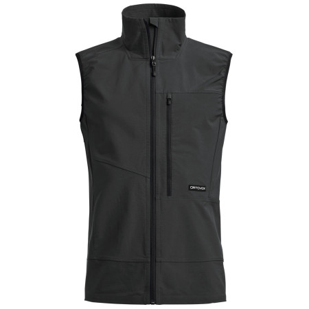 Vestă bărbați Ortovox Venet Softshell Vest negru Black Raven