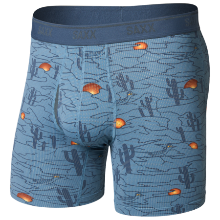 Boxeri Saxx Quest Quick Dry Mesh Boxer Brief Fly