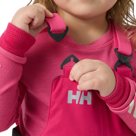 Pantaloni de iarnă copii Helly Hansen K Rider 2 Ins Bib Hot Pink