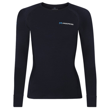 Tricou funcțional femei Progress MT TDRZ 250 negru/albastru černo-modrá