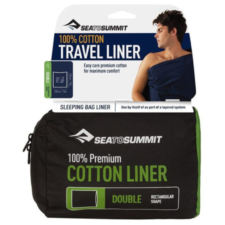 Inserție pentru sacul de dormit Sea to Summit Cotton Double
