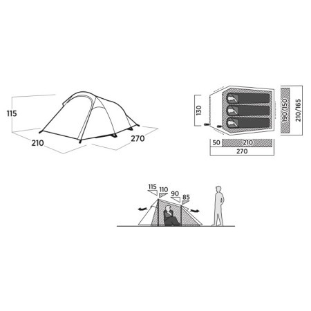 Cort turistic Easy Camp Reindal 3