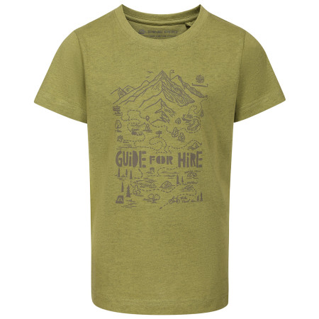 Tricou copii Alpine Pro Nogero Green Oasis verde GREEN OASIS VARIANTA PA