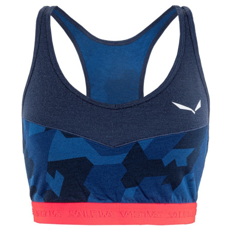 Bustieră Salewa Cristallo Warm Amr W Sport Top albastru