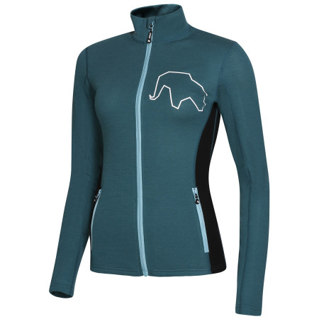 Hanorac femei Zulu 3D Merino Collar 200 petrol Petrol