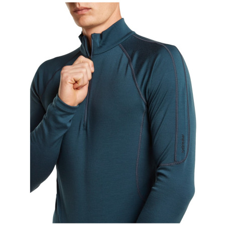 Tricou funcțional bărbați Icebreaker M 300 MerinoFine Polar LS Half Zip