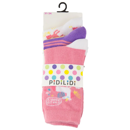 Șosete copii Pidilidi 3pack PD0127-01