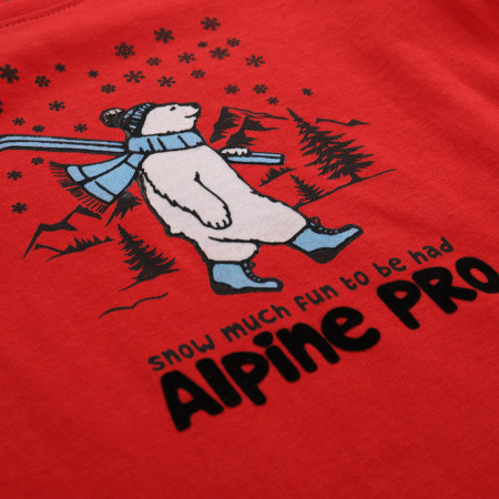 Tricou copii Alpine Pro Ecco 2 Red