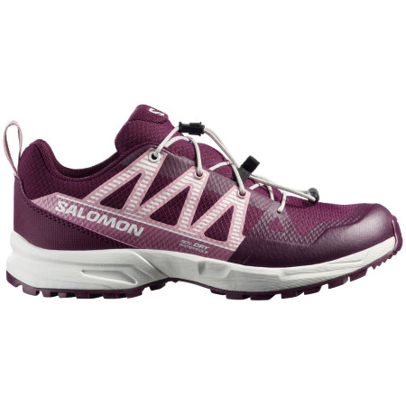 Încălțăminte copii Salomon Outscape Waterproof J roșu Winter Bloom / Dawn Pink / White