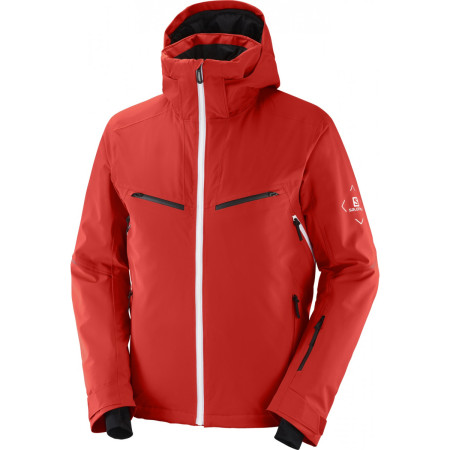 Geacă de iarnă bărbați Salomon Brilliant roșu