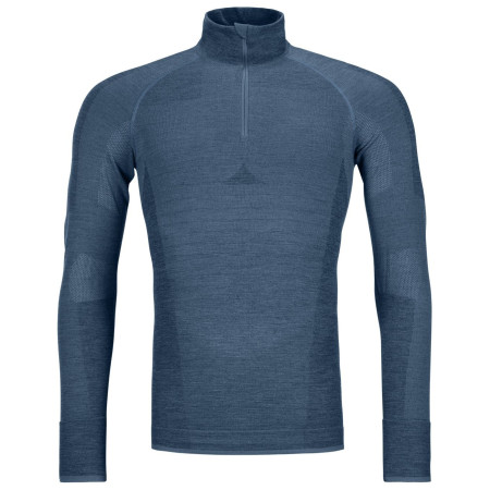 Tricou funcțional bărbați Ortovox 230 Competition Zip Neck M albastru