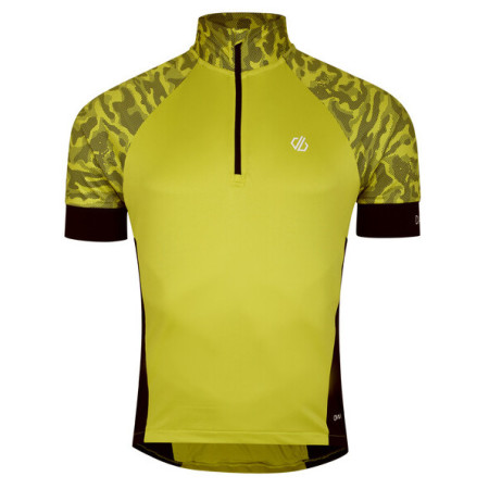 Tricou de ciclism bărbați Dare 2b Stay The Course IIII galben