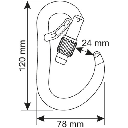 Carabinieră Camp Atom Belay Lock