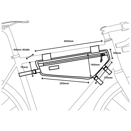Geantă cadru Restrap Frame bag Medium