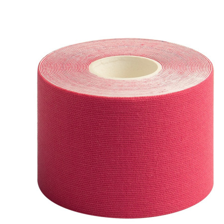 Bandă kinesiologică Yate Kinesiology tape 5 cm x 5 m roz