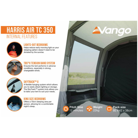 Cort gonflabil Vango Harris Air TC 350