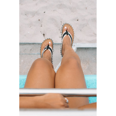 Șlapi Gumbies Corker Natural Cork - Black