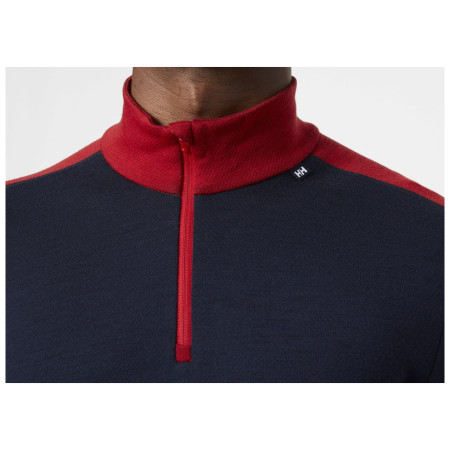 Tricou funcțional bărbați Helly Hansen Lifa Merino Midweight 1/2 Zip
