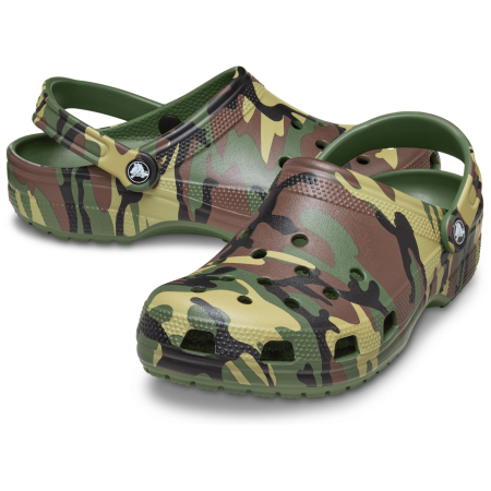 Papuci Crocs Classic Camouflage Clog