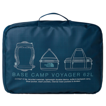 Geantă de voiaj The North Face Base Camp Voyager Duffel 62l