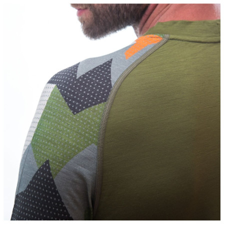 Tricou funcțional bărbați Sensor Merino Impress mân. lungă