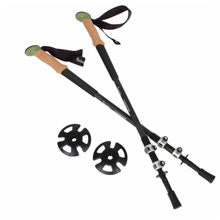 Bețe de trekking Warg Connector Carbon verde green