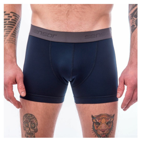 Boxeri bărbați Sensor Coolmax Tech Deep Blue