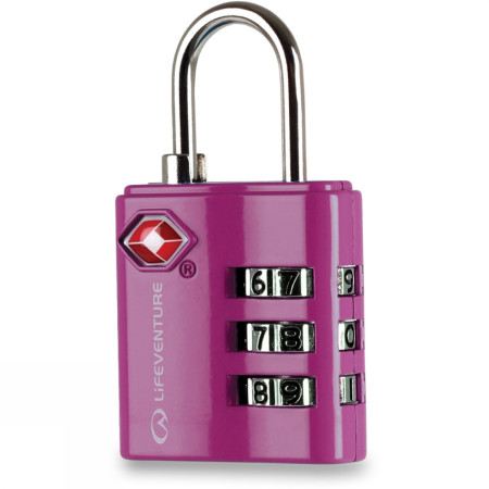 Lacăt Lifeventure TSA Combi Lock roz Pink