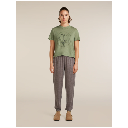 Tricou femei Icebreaker Merino 150 Tech Lite SS Crop Tee Seed Story