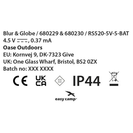 Lanț luminos Easy Camp Globe Light Chain